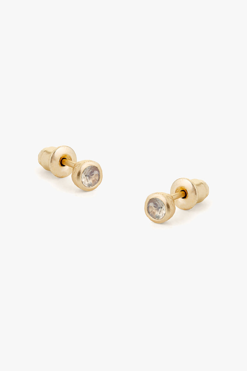 Birthstone Stud Earrings