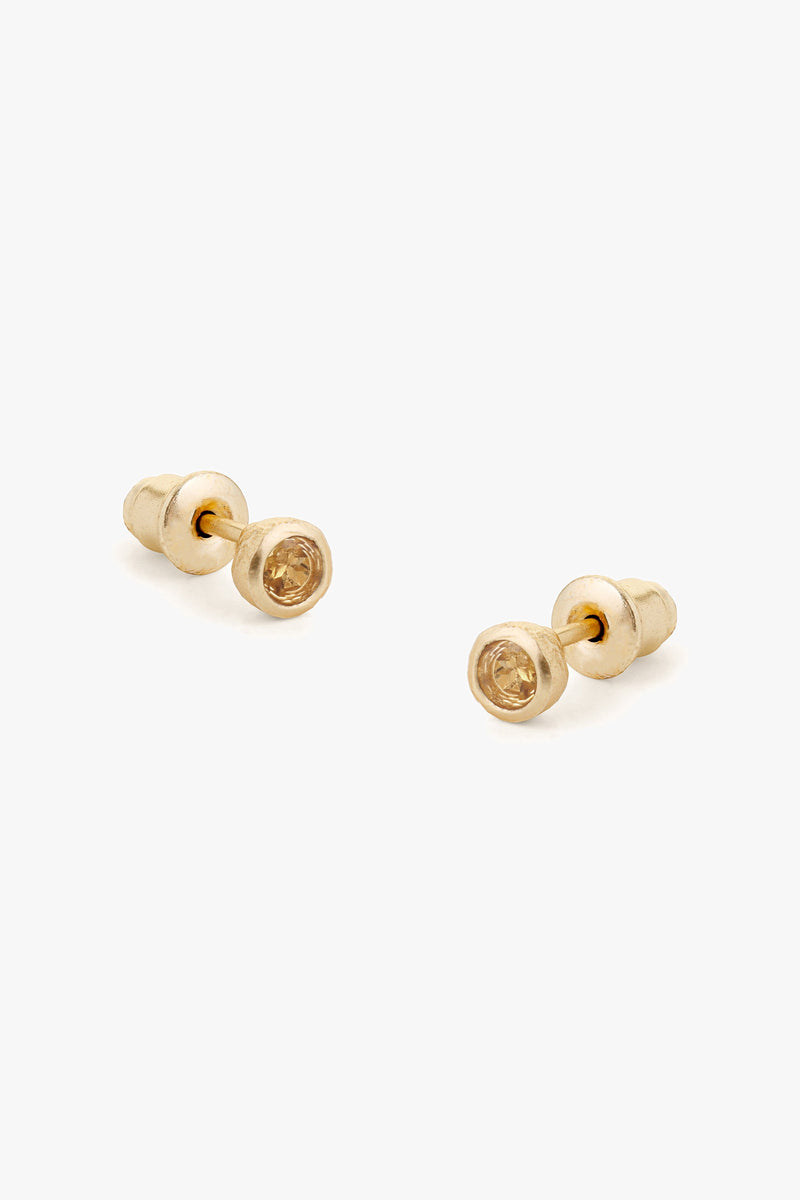 Birthstone Stud Earrings