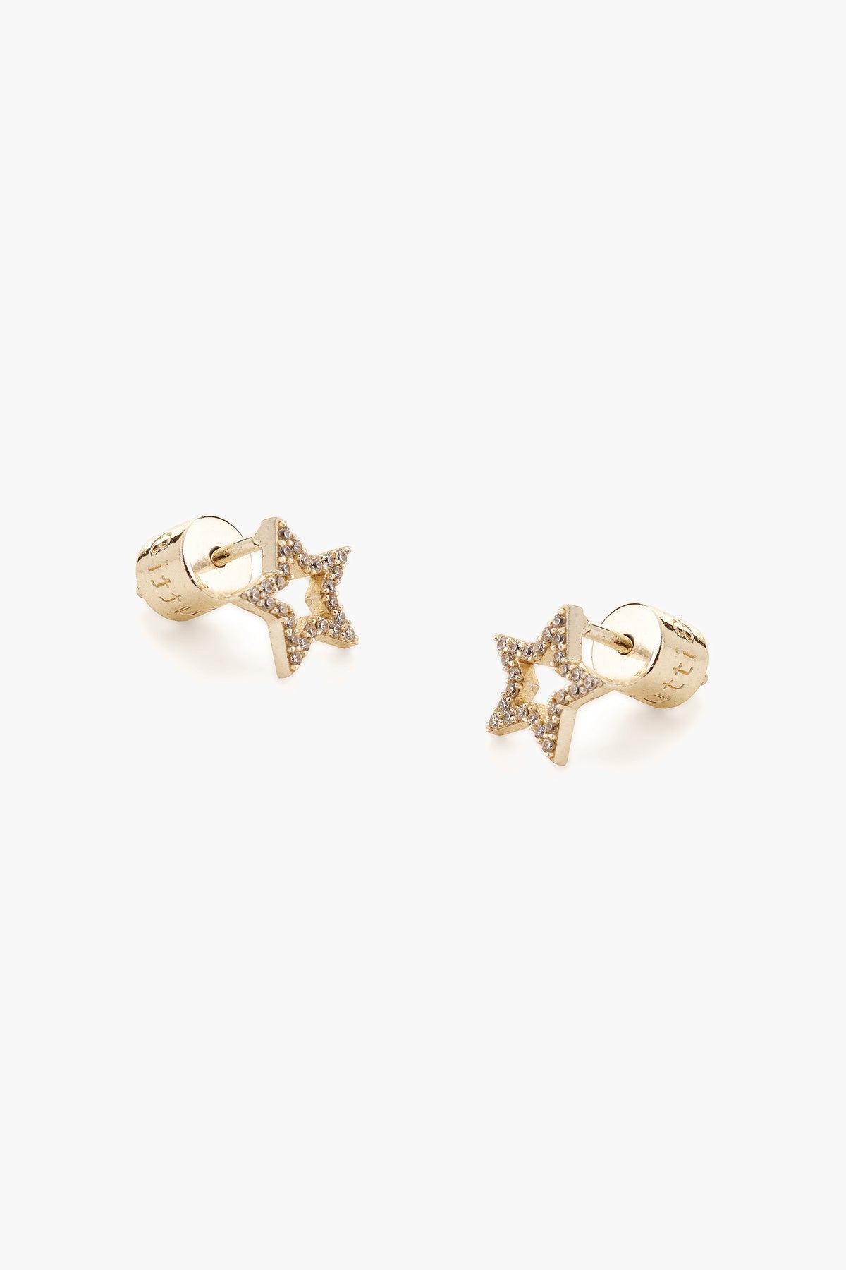 Pave Star Earrings