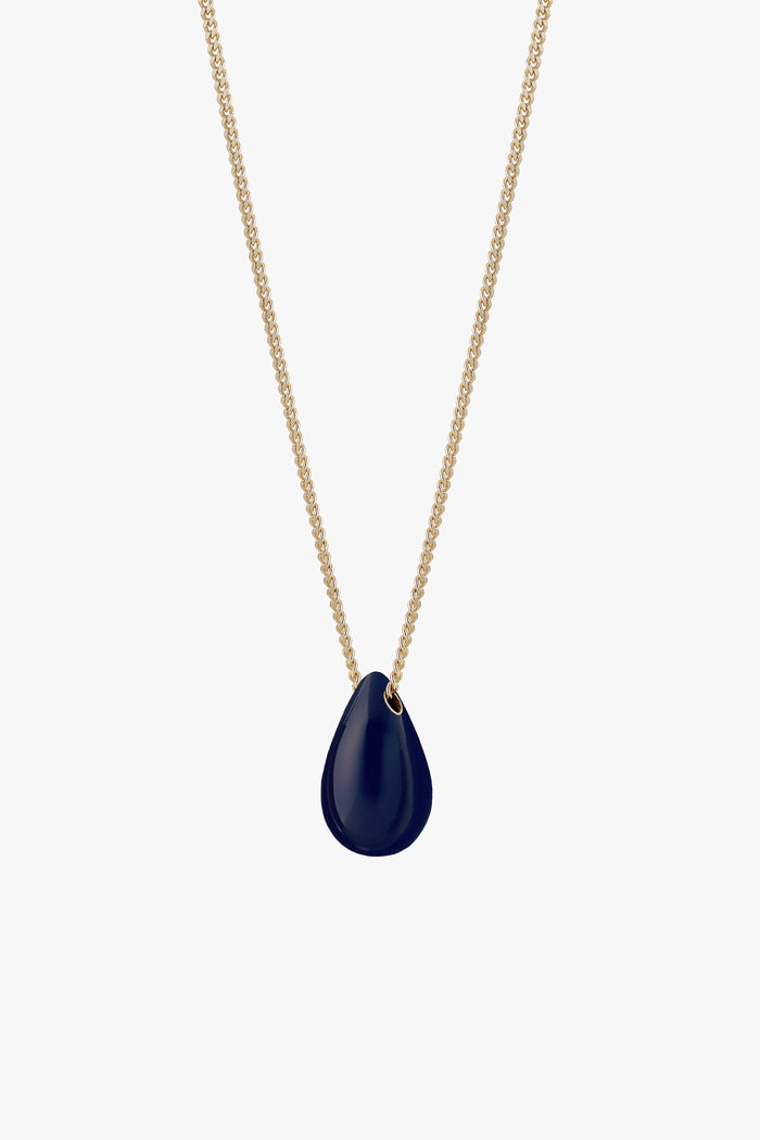 Hush Necklace Navy Enamel