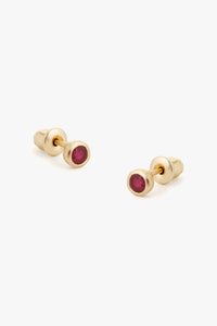 Birthstone Stud Earrings