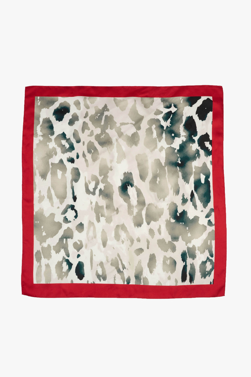 Leopard Silk Scarf