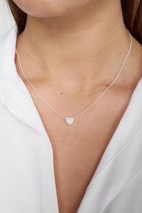 Pave Heart Necklace