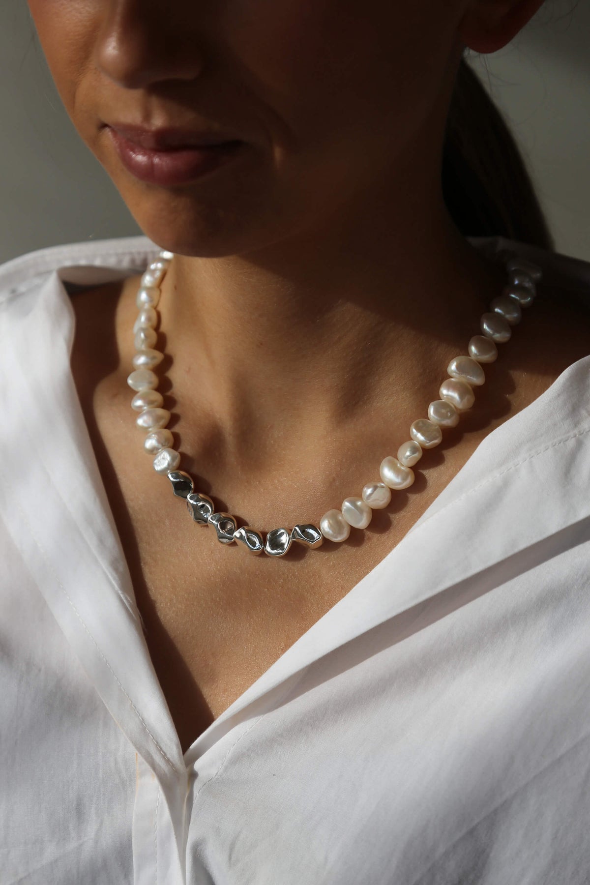 Organic Pearl Necklace