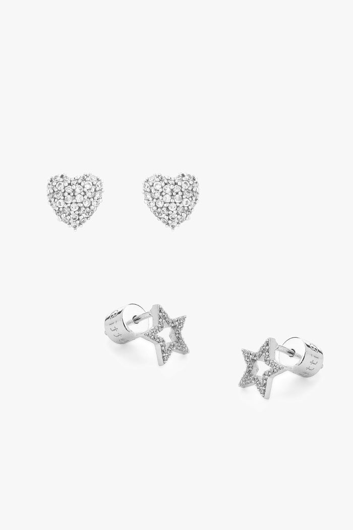 Pave Earring Set